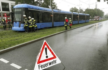 Tram entgleist am Willibaldplatz