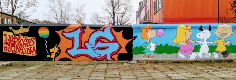 Keep on dreaming - Schultor des Ludwigsgymnasiums neu gestaltet 