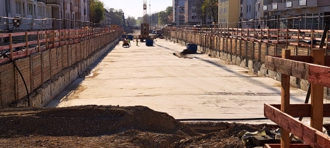 U5-Baustelle Laim: An der Gotthardstraße ist fertig gedeckelt